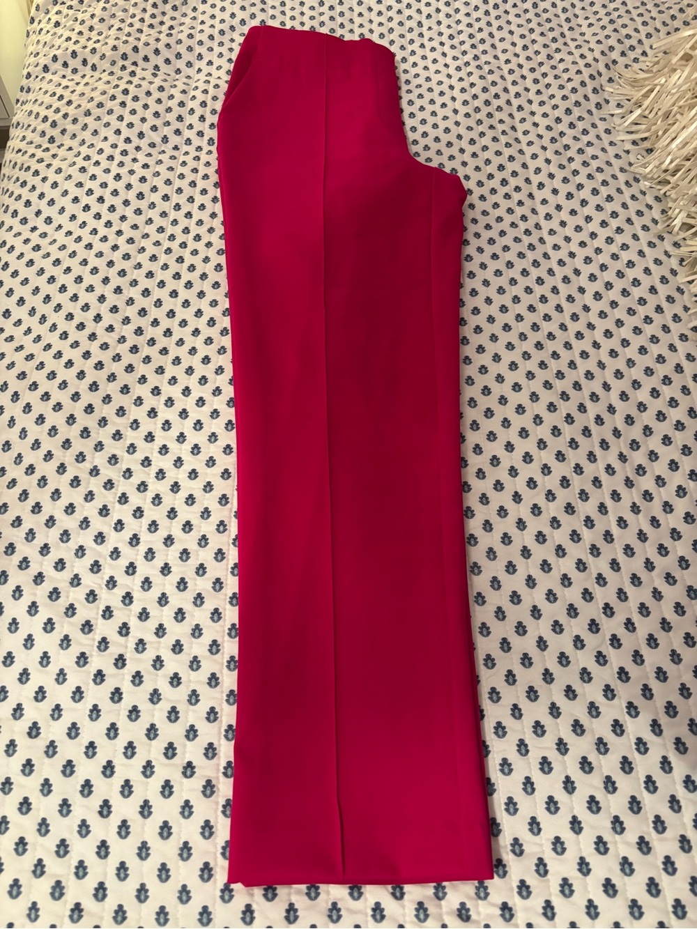 Rachel Zoe Bright Fuchsia Straight Leg Pants - Picture 4 of 12